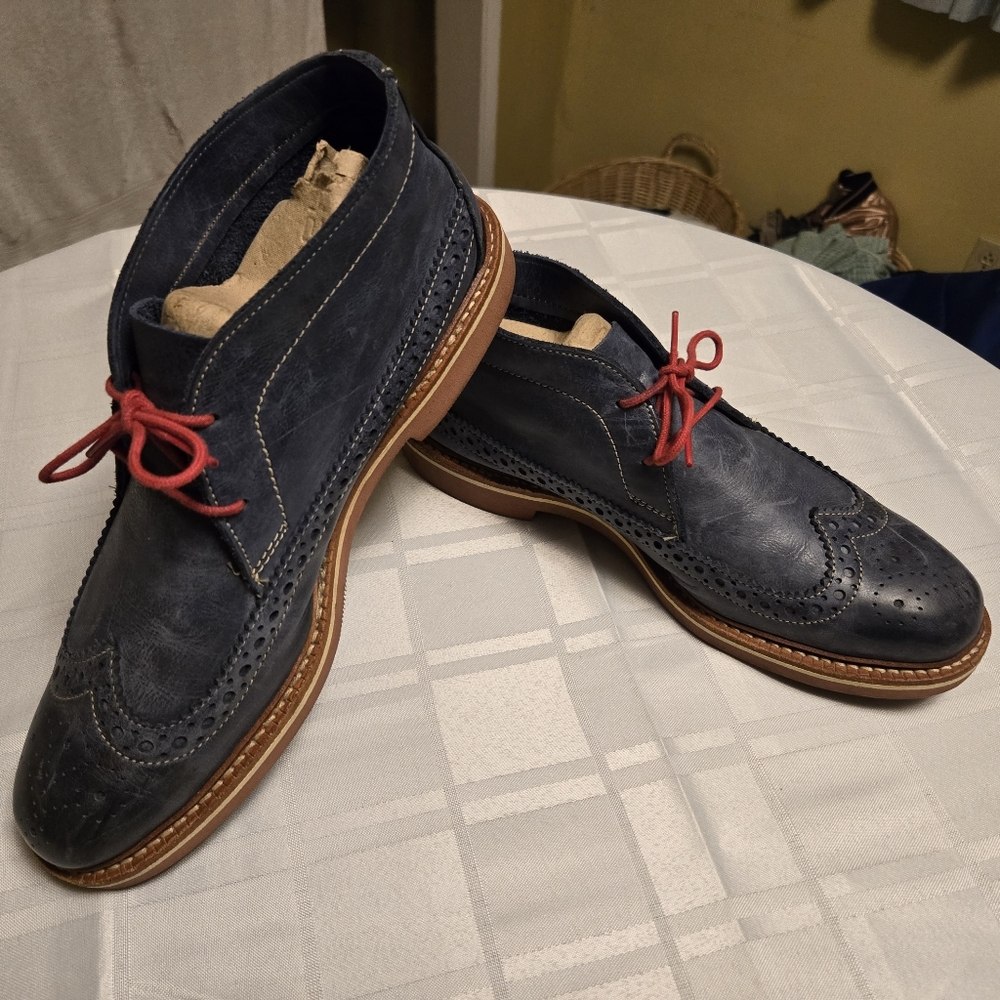 ALLEN EDMONDS 9D blue Chukkamok
